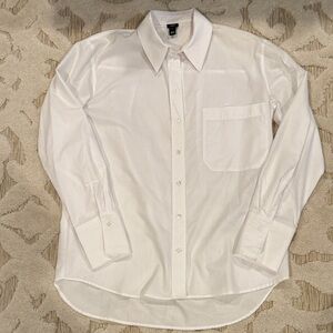 River Island Crisp White Oversized Dress Shirt